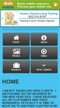 Mobile Screenshot of paulaspawsitivedogtraining.com